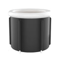 Black Ice Bath Bucket Large Household Foldable Bath Bucket PVC Padded SPA Bathtub